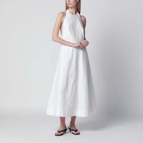 Róhe 女士 SS26 中长连衣裙 白色棉混纺