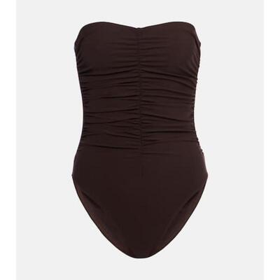 Karla Colletto 女士 连体泳衣 Basics 褶皱泳衣