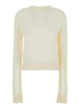 Jil Sander 女士 SS25 毛衣 圆领毛衣