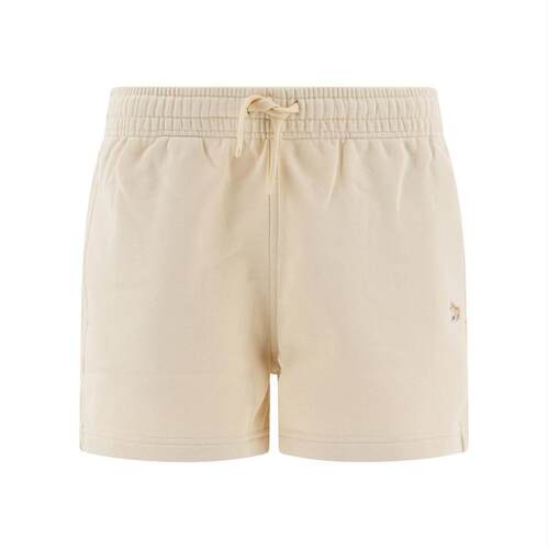 Maison Kitsuné 女士 短裤 米色 Baby Fox Patch Regular Jog