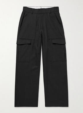 MANAAKI 男士 FW25 长裤 Raranga 直筒棉质斜纹布工装裤子