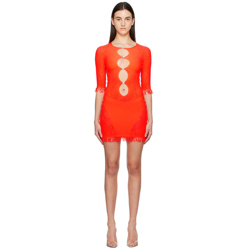 Poster Girl 女士 短款连衣裙 橙色 Miranda 连衣裙