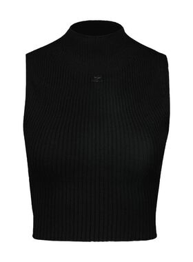 Courrèges 古未界 女士 SS25 背心 Courrèges 立领短款罗纹