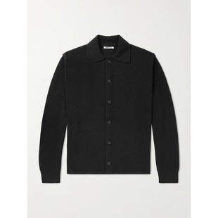 AURALEE 男士 FW25 开衫 Ultra-fine 羊毛针织开衫