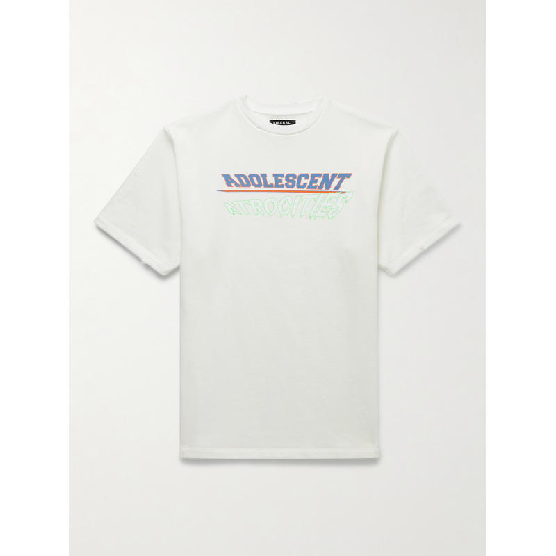 Liberal Youth Ministry 男士 衬衫 印花棉针织T恤