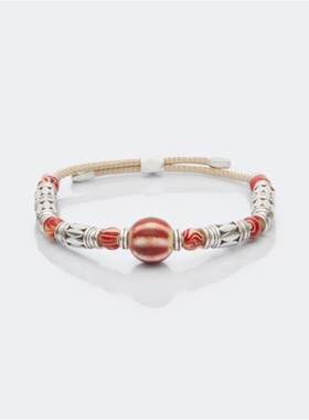 ISABEL MARANT 伊莎贝尔·玛兰 女士 手链 Janis 珠饰金属皮革