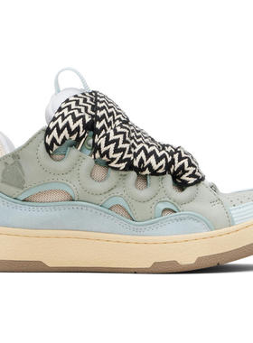 Lanvin 浪凡 女士 运动鞋 绿色  蓝色 Leather Curb