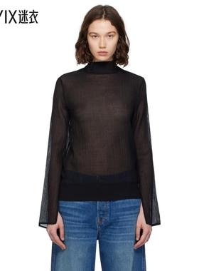 Totême 黑色 Slit Sleeve 上装 迷衣时尚