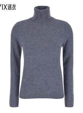 [秋季新品]Plain 灰色羊绒女士高领上衣 迷衣时尚