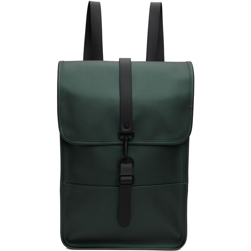 Rains 男士 双肩包 绿色迷你双肩包