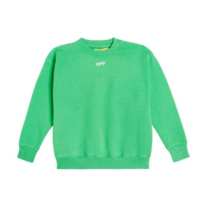 Off-White 中性（儿童） 卫衣 徽标印花棉质童装官网直邮进口