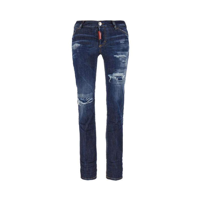 DSquared2 女士 FW23 牛仔长裤 腰带环牛仔裤