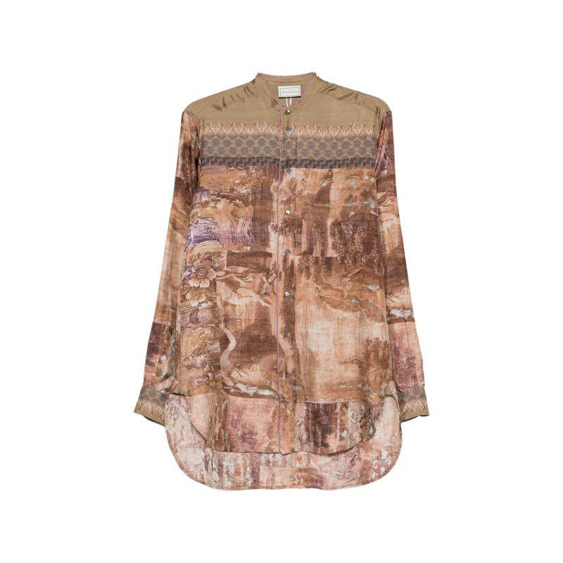 Pierre-Louis Mascia 女士 SS26 衬衫 印花真丝