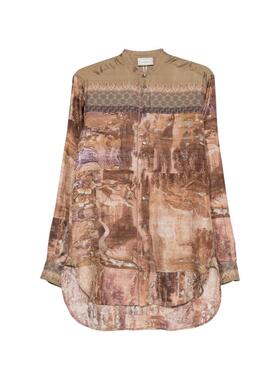 Pierre-Louis Mascia 女士 SS26 衬衫 印花真丝