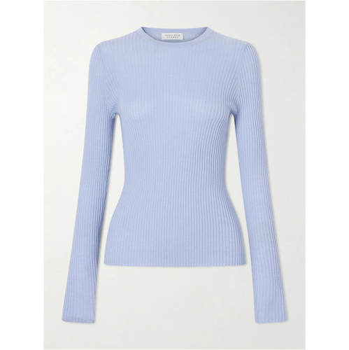 Gabriela Hearst 女士 毛衣 Browning knit, 罗纹羊绒真丝混纺