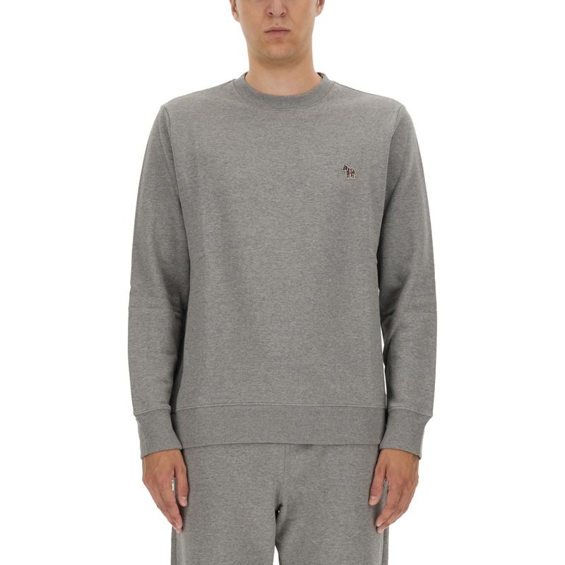 PS Paul Smith 男士 SS25 卫衣 斑马纹拼缀运动衫