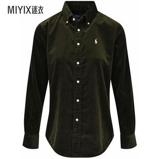 女款 Ralph Lauren拉夫劳伦 迷衣时尚 系扣衬衫 早秋新品 Polo