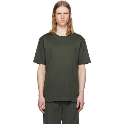 Norse Projects 男士 T恤 绿色 Norse Standard