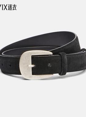 Magda Butrym 女款绒面革皮带 迷衣时尚