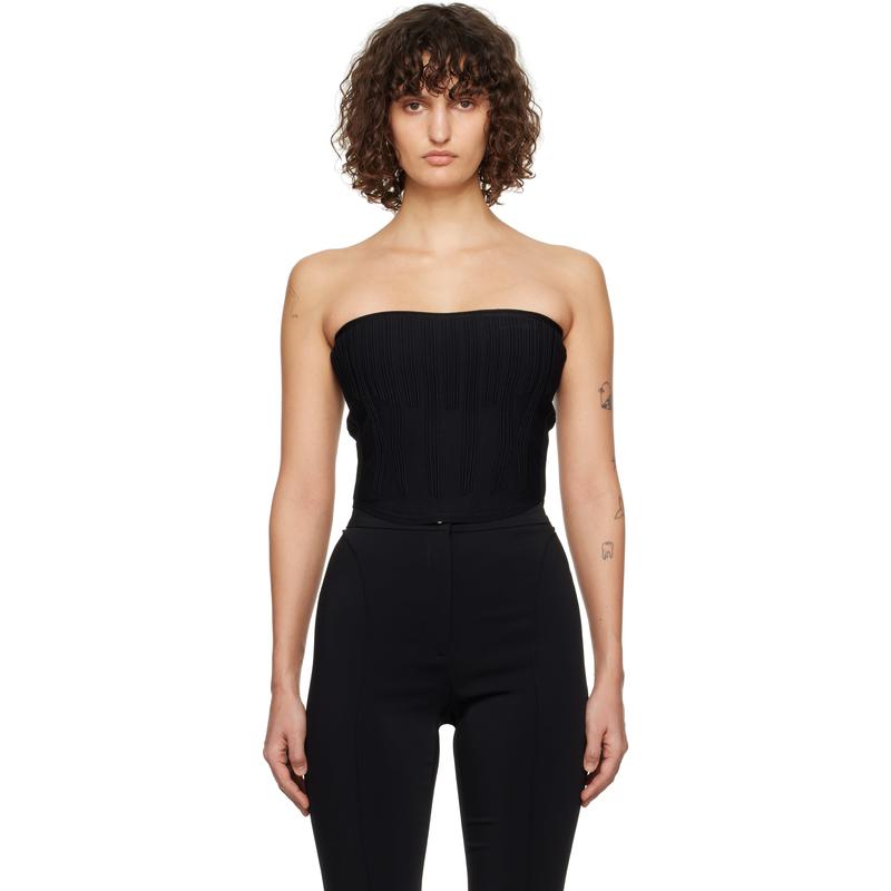 Mugler 女士 背心 黑色胸衣