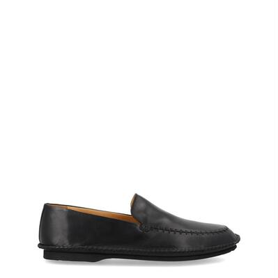 Premiata 普瑞米亚达 男士 SS26 休闲皮鞋 黑色橡胶小牛皮乐福鞋