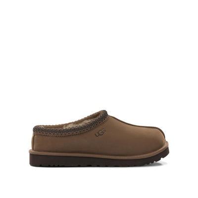 UGG Australia 男士 SS26 凉鞋 棕色皮质橡胶乐福鞋