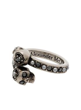 MCQUEEN 女士 FW25 戒指 骷髅头圆环戒指