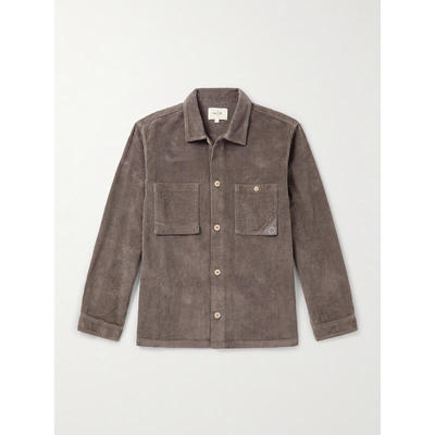 Folk 男士 SS26 衬衫 Anniversary 拼缀棉质灯芯绒衬衫式衬衫