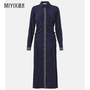 式 Lex 波尔卡圆点真丝混纺衬衫 迷衣时 连衣裙 Beard Veronica 女款