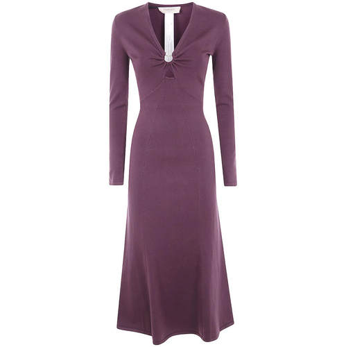TWINSET 女士 FW25 中长连衣裙 双件套椭圆形T字针织