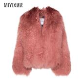 The 迷衣时尚 Attico 女士拉绒效果休闲外套