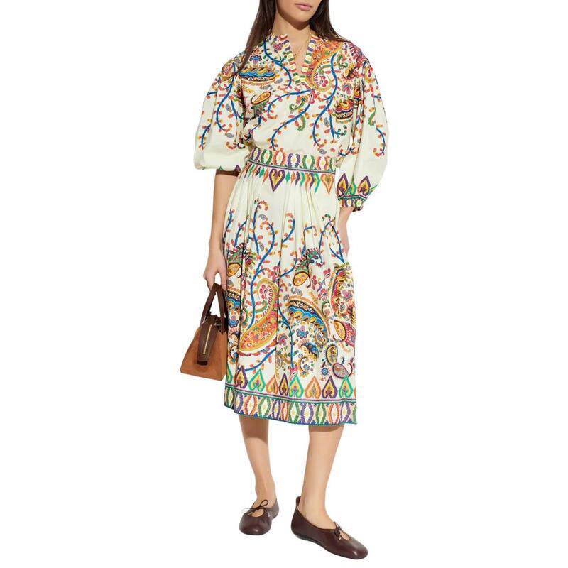 Etro 艾绰 女士 SS26 衬衫 Etro 佩斯利印花长袖上衣