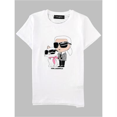 Karl Lagerfeld 卡尔·拉格斐 女童 SS26 T恤 CON STAMPA 童装