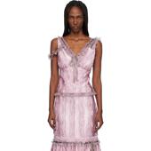 背心 Sui Anna Satin 女士 Crushed 上装 粉色 Bow