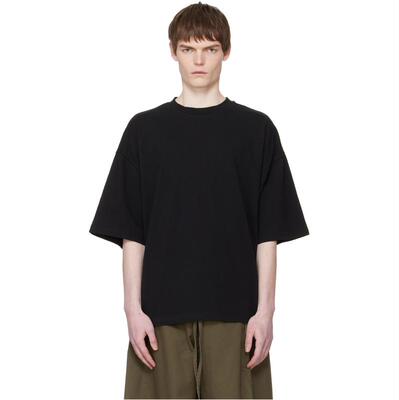 Entire Studios 男士 T恤 黑色 Heavy Boxy