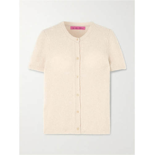 The Elder Statesman 女士 SS26 开衫 羊绒真丝混纺毛圈针织