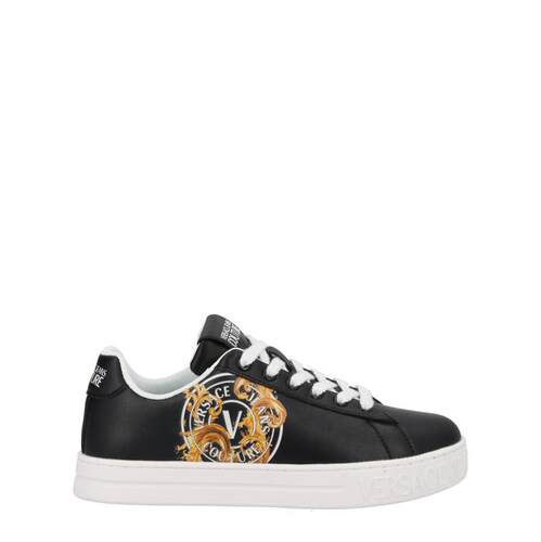 Versace Jeans 范思哲 女士 SS26 运动鞋 黑色皮质