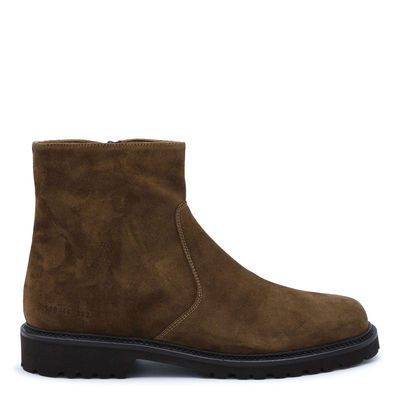 Common Projects 男士 FW26 靴子 PUMA 棕色绒面革拉链