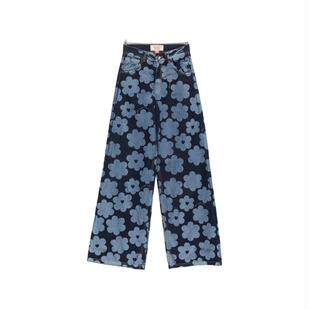 Alessandro Enriquez 女士 SS26 牛仔长裤 印花牛仔裤