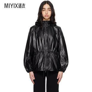 Mackage 女款黑色 Isha Balloon Sleeve Rain 夹克 迷衣时尚