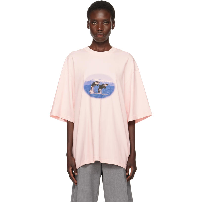 Abra 女士 T恤 粉色 Orca T 恤