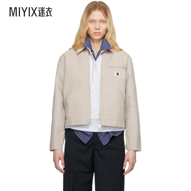 Carhartt WIP卡哈特 女款米色 OG Detroit 夹克 迷衣时尚