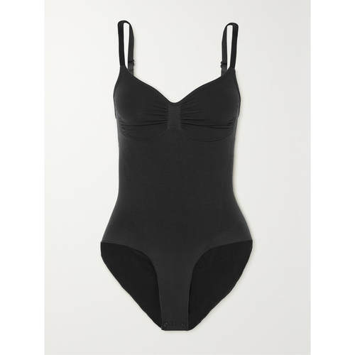 SKIMS 女士 CO 连体衣 Sculpt Brief - Onyx 无缝