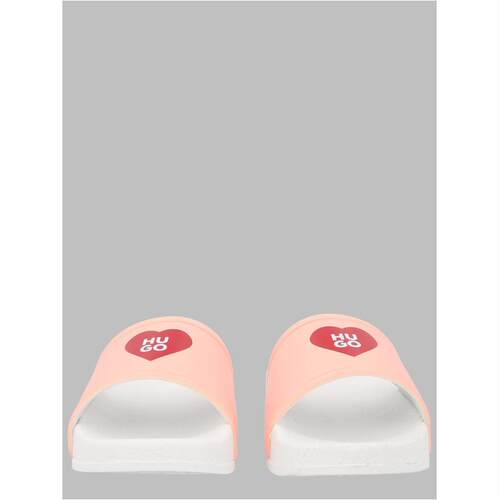 Hugo 雨果 女童 平底鞋 CIABATTA CON LA FASCIA LOGATA 童鞋
