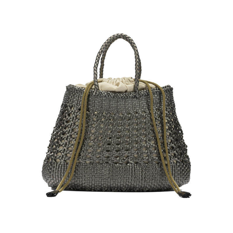 Dragon Diffusion 女士 SS26 手提包 绿色水牛纹小牛皮手袋