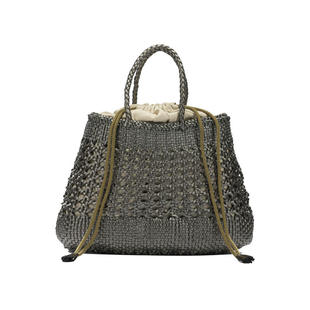 手提包 Dragon SS26 女士 绿色水牛纹小牛皮手袋 Diffusion