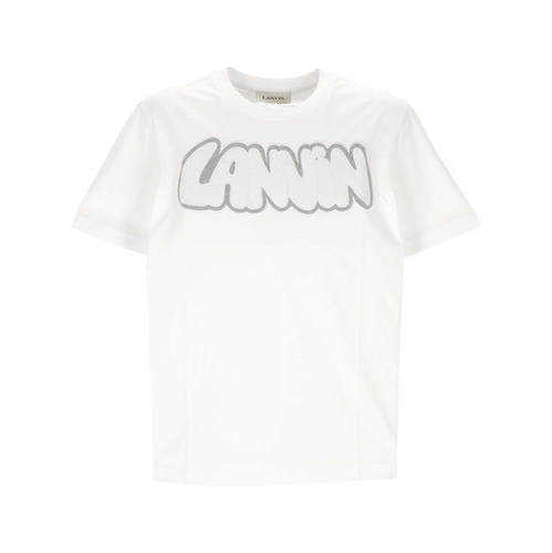 Lanvin 浪凡 男士 SS26 T恤 Polos Optical 白色