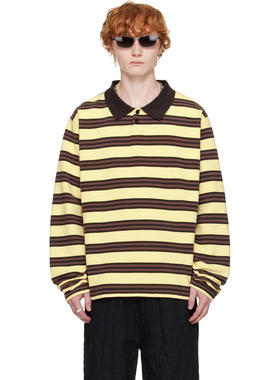 Still Kelly 男士 POLO衫 黄色  棕色 Oversized Polo 衫