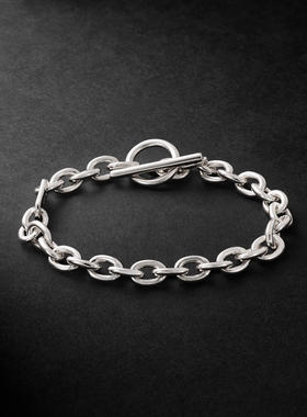 MAOR 男士 手链 Cuadro 纯银链条手链