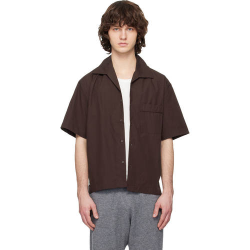 Entire Studios 男士 睡衣 棕色 Pajama 衬衫
